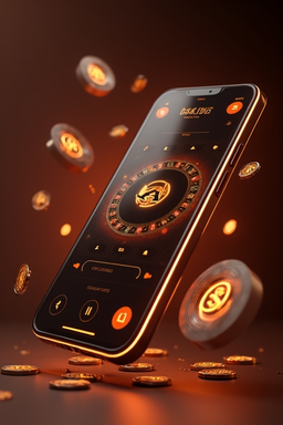 Móvil con app de Lazybar Casino